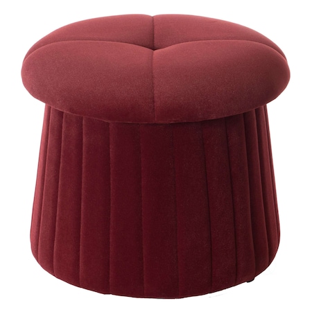 Fabulaxe 16 W, 14 H, Velvet, MDF Wood, Red QI004182.RD